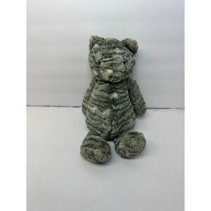 Jellycat London Fuddlewuddle Cat Grey Striped Kitten Plush Stuffed Animal Toy